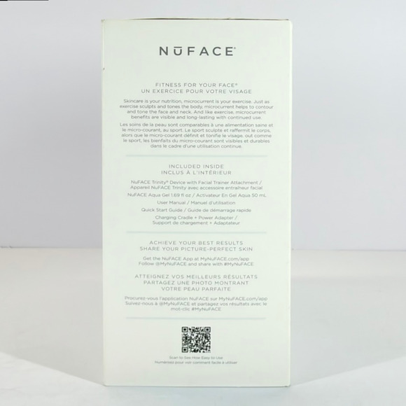 NuFACE Trinity Advanced Facial Toning Device Fine Lines Hydrating New Open Box - Picture 4 of 8